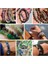 21CM Tarzı Turuncu Damarlar Akik Erkekler Bilezikler Doğal Şifa Enerji Kaplan Gözü Bilezik Cilalı Lapis Lazuli Boncuk Bileklik Elastik Pulsera Kadın Takı (Yurt Dışından) 4