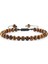 Kaplan Gözü 6mm Doğal Taş Erkek Bileklik Charm Kaplan Gözü Siyah Boncuk Bilezik Örgülü Bileklik Ayarlanabilir Charm Kadınlar Yoga Takı Pulseras (Yurt Dışından) 1