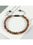 Kaplan Gözü 6mm Doğal Taş Erkek Bileklik Charm Kaplan Gözü Siyah Boncuk Bilezik Örgülü Bileklik Ayarlanabilir Charm Kadınlar Yoga Takı Pulseras (Yurt Dışından) 3