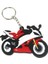 Gtou-Rd Stili Motosiklet Modeli Anahtarlık Anahtarlık Anahtarlık Anahtarlık Tutucu Yamaha R6 Lokomotif Modeli (Yurt Dışından) 4