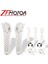 Ön Stil Motosiklet Ön Arka Footrests Ayak Mandalları Honda CBR600 F4 F4I F5 CBR900 CBR1000 Vtrbr 600RR CBR1000RR (Yurt Dışından) 3