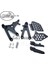 Siyah Footrests Stili Honda CBR600RR CBR600 Rr Için Motosiklet Ön Ayaklık Ayak Pegs Seti (Yurt Dışından) 4
