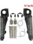 Mat Siyah Stil Motosiklet Ön Footrests Ayak Mandalları Pedalı Kawasaki Ninja ZX6R ZX10R ZX12R Z1000 Z750 ER6F ZX636 EX650 ER6N Nınja 650R EX250 (Yurt Dışından) 2