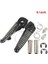 Mat Siyah Stil Motosiklet Ön Footrests Ayak Mandalları Pedalı Kawasaki Ninja ZX6R ZX10R ZX12R Z1000 Z750 ER6F ZX636 EX650 ER6N Nınja 650R EX250 (Yurt Dışından) 5