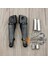 Gümüş Ön Stil Ön Arka Footrests Ayak Mandalları Kawasaki Ninja 250 Z750 Z800 Zx ER6F ER6N Zx-6r 636 Zx-9r ZX-10R ZX-12R ZX-14R GTR1400 (Yurt Dışından) 4