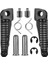 2 Çift Ön ve Gerçek Stil Motosiklet Ön Arka Footrests Ayak Mandalları Kawasaki Ninja 250 Z750 Z800 Zx ER6F ER6N Zx-6r 636 Zx-9r ZX-10R ZX-12R Zx-1 (Yurt Dışından) 2