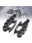 Kaplama Gümüş Tarzı 40%HOT2PCS Motosiklet Ayak Peg Knuckle Aşınmaya Dayanıklı Alüminyum Serin Footrest Pedalı Fxcw XL883N XL1200N ile Uyumlu (Yurt Dışından) 2