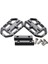 Titanyum Ayaklıklar Stili Nuoxintr Motosiklet Kütük Geniş Ayak Pegs C Alüminyum Pedallar Dinlenme Footpegs Bmw F750GS F850GS G310GS R1200GS Sr Siyah (Yurt Dışından) 5