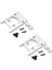 2x 1/16 Rc Araba Metal Direksiyon Servo Depo Yükseltme Sabit Montaj Braketi B1 B14 B16 B24 C24 C14 Rc Araba-Gümüş (Yurt Dışından) 1