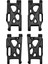 Ön ve Arka Salıncak Kolu Seti Parçası 144001 1/14 4WD Rc Araba Roman Oyuncak Araba Parçaları Için Uygun (Yurt Dışından) 1