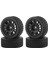 66MM 1/10 Rc Araba Lastikleri Yol Touring Drift Araba Lastiği Tekerlekler Için TT01 TT02 TT02B XV01 TA06 Ptg-2, Siyah (Yurt Dışından) 1