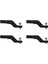 4x Rc Araba Metal Römork Kancası Bırak Hitch Alıcısı Için 1/10 Rc Paletli Trx4 -4 Arka Tampon Kancası Yükseltme Parçaları (Yurt Dışından) 1