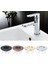 Siyah Stil Banyo Bak Taşma Kapağı Altı Ayak Yuvarlak Insert Krom Halka Delik Kapağı Lavabo Dolabı Havza Taşma Halkası Aksesuarları (Yurt Dışından) 4