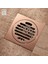 E 10X10CM Tarzı Gül Altın Yer Sifonu Kare Pirinç Drenaj Tuvalet Balkon Banyo Duş Anti-Koku Drenajları Kiremit Ekleme Hıdeep (Yurt Dışından) 4