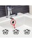 DZK1PCS Tarzı Suchme Mutfak Banyo Havzası Döşeme Banyo Lavabo Deliği Yuvarlak Taşma Drenaj Kapatma Başlığı Taşma Halkası Içi Boş Lavabo Taşma Halkası (Yurt Dışından) 3