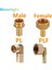 Plf Stili 12 mm Diken Pc Pcf Pl Plf Pagoda Konnektör Hortumu Dikenli Konnektör Hortumu Kuyruk Dişi Bsp Brae Bağlantısı (Yurt Dışından) 2