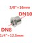 DN10 - Dn8 Stili Tonlayıcı Kalp Redüktör Burç Bsp Erkek Dişi Konu Su Gaz Yağı Için Paslanmaz Çelik Boru Ek Parçaları (Yurt Dışından) 1