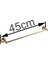 45 cm Tarzı Antik Pirinç Duvara Monte Banyo Tek Havlu Raf Raf Tutucu Banyo Havlu Askısı Bar Havlu Demiri Banyo Aksesuarları (Yurt Dışından) 1