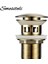 Kahverengi Bronz-2 Tarzı Banyo Lavabo Stoper Lavabo Pop Up Tahliye Tapası Kapağı Atık Boru Süzgeç Banyo Aksesuarları Için Taşma ile Veya Olmadan (Yurt Dışından) 3