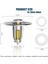 26MM-48MM Tarzı Zezzo Sıçrama Çekirdek Pop-Up Drenaj Filtresi Banyo Paslanmaz Çelik Sıçrama Çekirdek Itme Tipi Saç Durdurucu Havzası Pop-Up Drenaj Filtresi (Yurt Dışından) 1