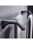 Krom 40 cm Stili Mat Siyah Paslanmaz Çelik Banyo Çift Havlu Raf Raf Tutucu Banyo Havlu Askısı Bar Havlu Demiri Banyo Aksesuarları (Yurt Dışından) 2