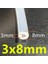 3X8MM Tarzı 1 Metre Zes Gıda Sınıfı Şeffaf Silikon Tüp Kauçuk Hortum Su Gaz Borusu Zararına Satmak (Yurt Dışından) 1