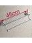 L 45 cm Tarzıdır Krom Kaplama Duvara Monte Paslanmaz Çelik Çift Havlu Barlar Banyo Havlu Askısı Banyo Aksesuarları Havlu Askısı Hytc (Yurt Dışından) 1