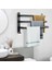 Tek Atış 30CM Stili Yumruksuz Duvar Çok Katmanlı Alüminyum Banyo Havlu Askısı Sadelik Siyah Havlu Askısı Kanca Terlik Havlu Çubuğu Kendinden Montajlı Askı (Yurt Dışından) 2