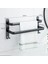 Tek Atış 30CM Stili Yumruksuz Duvar Çok Katmanlı Alüminyum Banyo Havlu Askısı Sadelik Siyah Havlu Askısı Kanca Terlik Havlu Çubuğu Kendinden Montajlı Askı (Yurt Dışından) 3