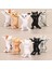 Turuncu Kedi Stili Komik Kedi Kalemlik Oyuncak Her Şeyi Tutun Kedi Kulaklık Braketi Ev Dekorasyonu Dans Eden Kedi Kalemlik Anime (Yurt Dışından) 2