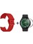Samsung Galaxy Watch 6 40MM ile Uyumlu Silikon Kordon Kayış + Ekran Koruma Filmi - FC163 1