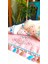 Çeyizlik 50X90 Cm. Kanaviçe Çiçek Desenli Püsküllü Kadife Lüks Havlu Seti 3'lü Set 3