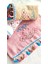 Çeyizlik 50X90 Cm. Kanaviçe Çiçek Desenli Püsküllü Kadife Lüks Havlu Seti 3'lü Set 4
