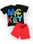 Yeni Sezon Sevilen Çizgi Karakterler Mickey Baskılı Tshirt Şort 2'li Alt Üst Takım 3