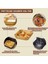 Sıcak Hava Fritözü Için Pişirme Kağıdı Kare (20 Cm), 200'LÜ Paket Airfryer Pişirme Kağıdı Tek Kullanımlık Yapışmaz Kağıt Suya Dayanıklı (Yurt Dışından) 2