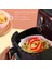 20CM Hava Fritözler Fırın Fırın Tepsisi Kızarmış Tavuk Sepeti Mat Airfryer Silikon Pot Yuvarlak Yedek Izgara Tavası Kahverengi (Yurt Dışından) 4