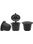 5 Reusable Capsules Refillable Coffee Capsule Filter With Coffee Machines With Coffee Spoon Brush (Yurt Dışından) 5