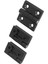 30 x Siyah Alüminyum Mobilya Dolabı Kapı Menteşesi 50MM x 50MM (Yurt Dışından) 3