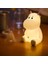 Çocuklar Çocuklar Için Gece Lambası Bebek Hediye Başucu Yatak Odası LED Hayvan Karikatür Lamba USB Şarj Edilebilir Kontak Sensörü (Pembe) (Yurt Dışından) 5