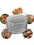 5 Katmanlı Hava Fritöz Rafı Paslanmaz Çelik Istiflenebilir Izgara Izgara Rafı Ninja Foodi 6.5 Qt/8 Qt Hava Fritöz Sepeti Tepsisi (Yurt Dışından) 4