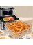 2 Adet 8 Inç Hava Fritöz Rafı Anında Vortex Hava Fritöz, Philips, Cosorı Hava Fritöz, Kare Üç Istiflenebilir Kurutucu Rafları (Yurt Dışından) 3
