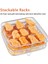 2 Adet 8 Inç Hava Fritöz Rafı Anında Vortex Hava Fritöz, Philips, Cosorı Hava Fritöz, Kare Üç Istiflenebilir Kurutucu Rafları (Yurt Dışından) 4