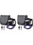 2 Adet 25X Büyüteç Büyüteç 6 Işık, USB Üç Katlanır Masaüstü Taşınabilir Metal Göz Büyüteç Ölçeği Dikiş Büyüteç (Yurt Dışından) 1