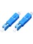 2x Optik Ekipman Aracı Lc Dişi Sc Erkek Hibrid Flanş Tekli Mod 9/125 Sm Fiber Optik Adaptör Konnektörü (Yurt Dışından) 1
