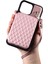 iPhone14 Için Pro Rfıd Engelleme Kart Tutucu Pu Deri+Tpu Telefon Kickstand Kapak Bilek Kayış Rose Altın (Yurt Dışından) 5