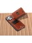 iPhone15 Pro Max Case Pu Deri+Tpu Telefon Kapak Kartı Tutucu Kabuk-Brown Için Stil 03 (Yurt Dışından) 3