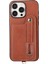 iPhone15 Pro Max Case Pu Deri+Tpu Telefon Kapak Kartı Tutucu Kabuk-Brown Için Stil 03 (Yurt Dışından) 5