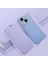 iPhone15 Plus Için Cilt Touch Telefon Kapağı Plus Kart Tutucu Kickstand Sıvı Silikon Koruyucu Koruyucu Vaka Işığı Mor (Yurt Dışından) 5