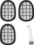 Philips Elektrikli Süpürge Filtresi Hypa Filtre Elemanları Filtre Pamuk FC6812, FC6813, FC6822 Aksesuar Seti Için Uygun (Yurt Dışından) 1