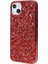 iPhone14 Plus Için Case Elektrapan Çerçeve Glitter Pulins Telefon Kapak-Kırmızı (Yurt Dışından) 3